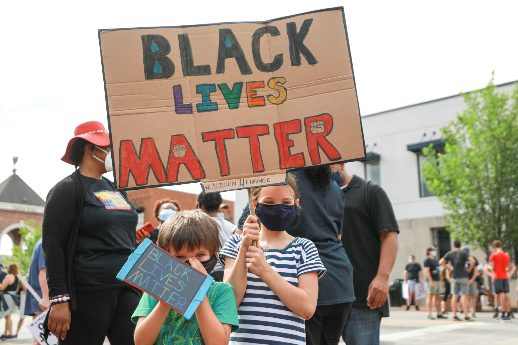 Auburn Students & Community for Change protest and march